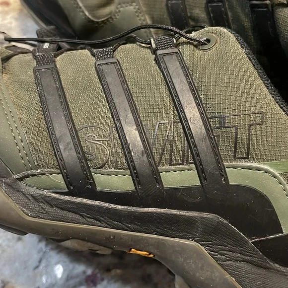 Adidas Men’s Terrex Swift GTX Dark Olive Green & Black Athletic Sneakers SIZE 10 - Picture 7 of 16